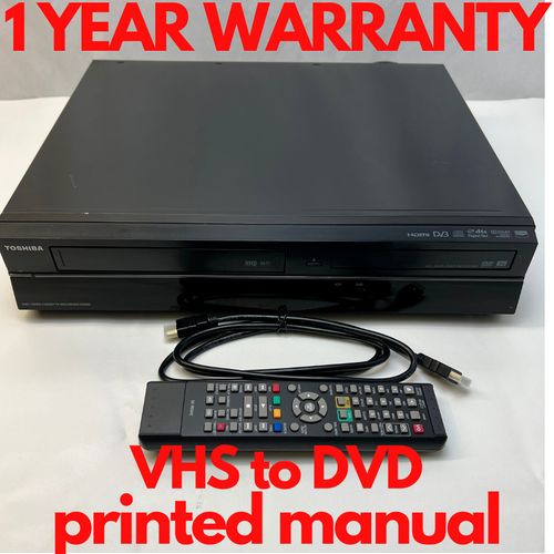 Toshiba DVR20 DVD RECORDER & VHS RECORDER COMBI BUILT IN DIGITAL FREEVIEW, HDMI — image 1