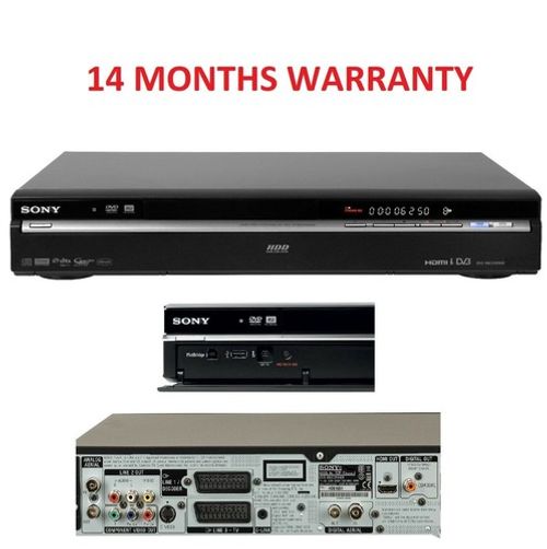 Sony MultiRegion RDR-HXD770 120GB DVD HDD Recorder Freeview HDMI PVR-1y WARRANTY