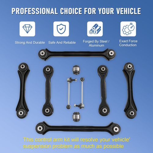 Rear Wisbone Track Control Arm Kit Fit BMW 1 3 E81 E87 E90 E91 E92 E93 RWD AWD  — image 4