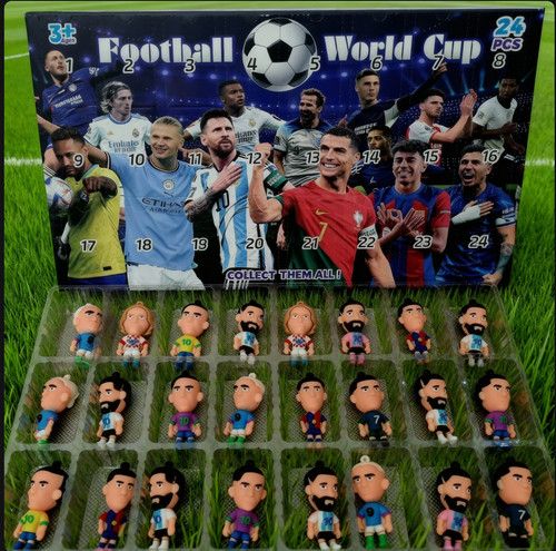 2026 Advent Calendar Football World Cup Celebrations Blind Box Surprise 24 Day