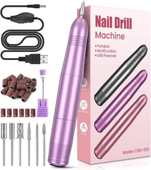 Electric Nail Files, Professional Nail Drill for Acrylic Nails Gel, Electric Nai