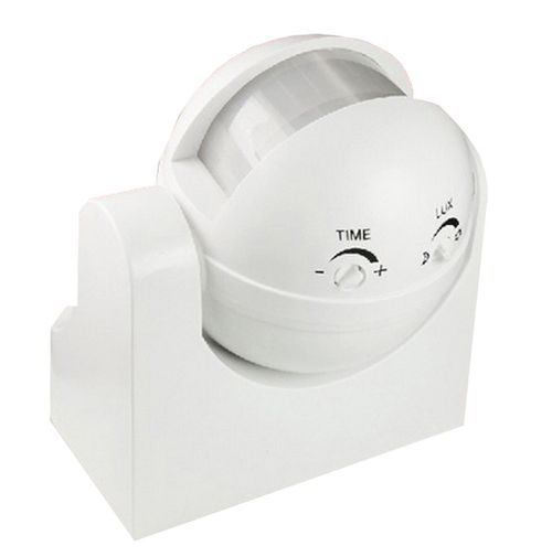 Occupancy Sensor PIR Motion Light Switch Wall Mounted 1200w max Adjustable White — image 1