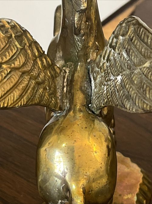Solid Brass Pegasus Flying Horse 6.5” Heavy Greek Mythology Statue 2 Lbs — image 4