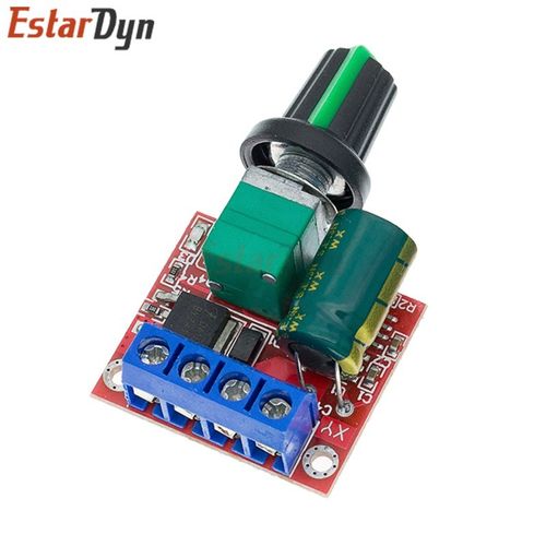 DC Motor Speed Controller 5V 12V 10A Voltage Regulator PWM DC Motor Speed — image 1