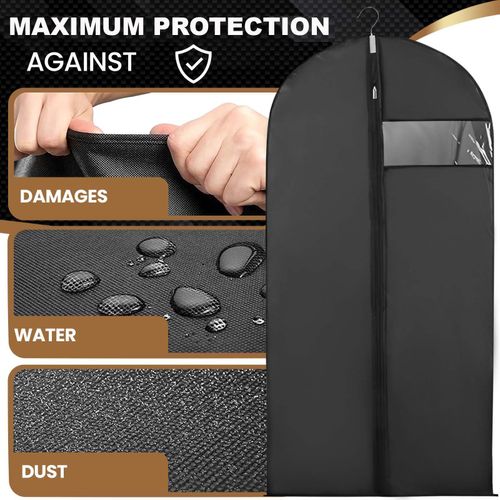 60" Long Dress Bag Clothes Suit Cover Storage Travel Garment Bag Zip Up Home — image 7