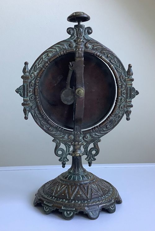 Antique Victorian Brass Desk Hotel Shop Counter Bell — image 2
