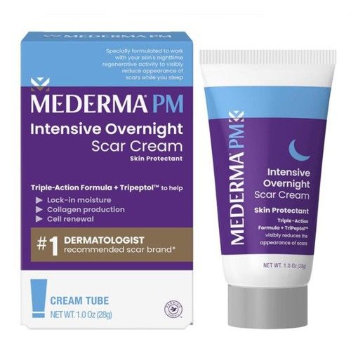 Mederma PM Intensive Overnight Scar Cream - 1.0 Oz /28g Advanced Scar Treatm UK