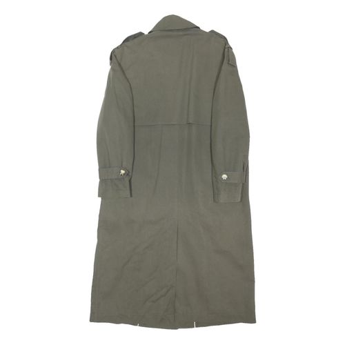 MNG Womens Green Double Breasted Long Cotton Blend Button Jacket XS — image 3