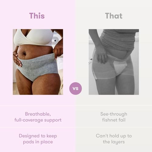 Frida Mom Postpartum Disposable Knickers | Microfibre High Waist C-Section...  — image 6