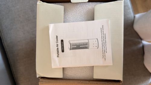 Portable Evaporative Air Cooler 920ml Tank White Remote Timer Oscillation LED — image 11