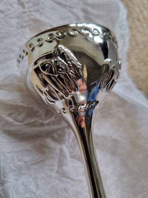 Christening Gift Noah's Ark Silver Plated Egg Cup — image 3