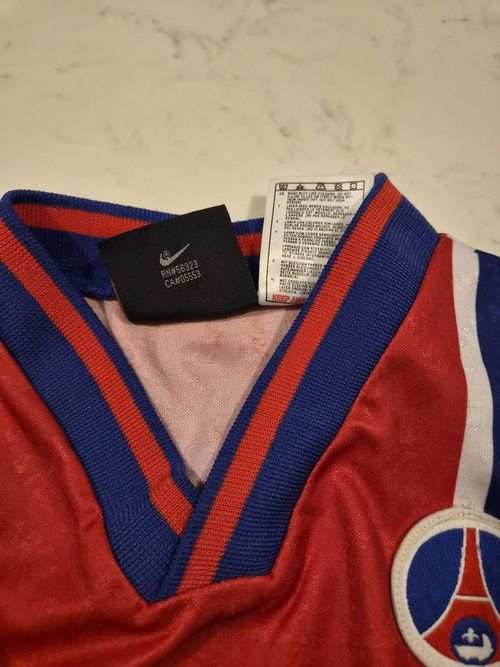 Original Nike Paris Saint-Germain PSG Home Shirt LB Football 1995 — image 12