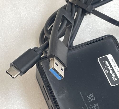 Dell D6000S USB-C USB-A Laptop Docking Station With 130W Dell Power Adapter — image 8