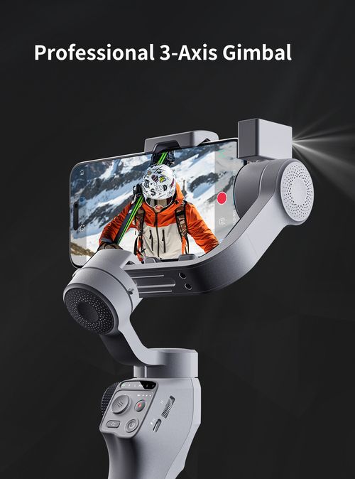 TOALLIN 3-Axis Smartphone Gimbal Stabilizer AI Tracking Foldable & Portable NEW — image 9