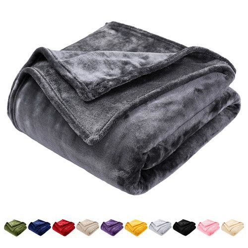 Extra Large Thick Mink Blanket Faux Fur Fleece Sofa Bed Throw Warm Soft Blanket