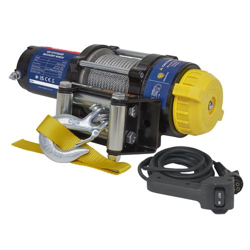 Sealey ATV/Quad Recovery Winch 1135kg Line Pull 12V Winches Electric DIY Tools — image 3