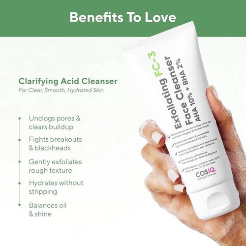 Cos-IQ Exfoliating Face Wash for Oily & Dry Skin 100ml — image 3