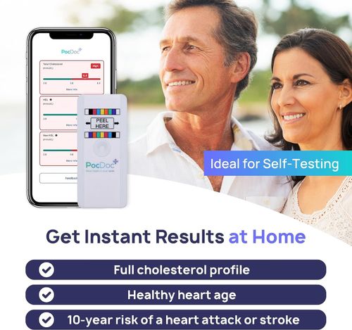 Cholesterol Home Test Kit | Accurate Results in 10 Minutes | Total Cholesterol — image 4