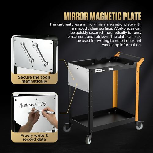 Heavy Duty Garage Mechanic Workshop Garage Trolley Service Tool Diagnostic Cart — image 5
