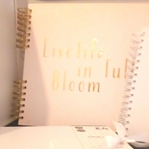 3 Spiral Bound Scrap Books Set White. — image 1