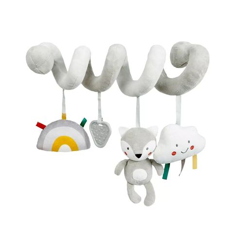 Newborn Grey Activity Spiral Stroller Car Seat Hanging Rattles Teether Toy 0-12m — image 1