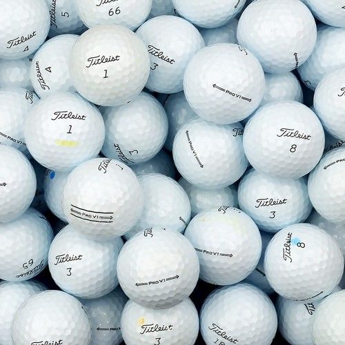 Titleist Pro V1 2025 Latest Model Golf Balls Grade A Lake Balls 12-100 Ball Pack