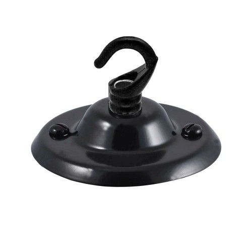 Ceiling Rose Hook Plate Light Fitting Chandelier 75mm Diameter Choose Color