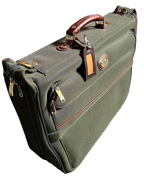 Antler Soft Green Suit Carrier Garment Bag with Extra Compartments