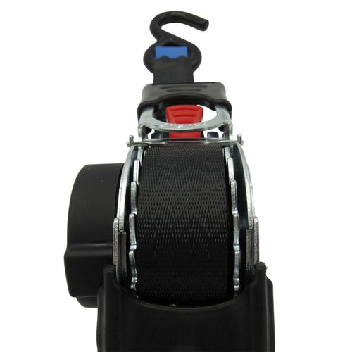 Retractable Ratchet Straps 3M (Lashing Tie Down Auto Trailer S Hook Cargo) — image 6