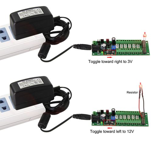Power Distribution Board Self-adapt Power Distributor+Accessory LED Light Hub — image 6