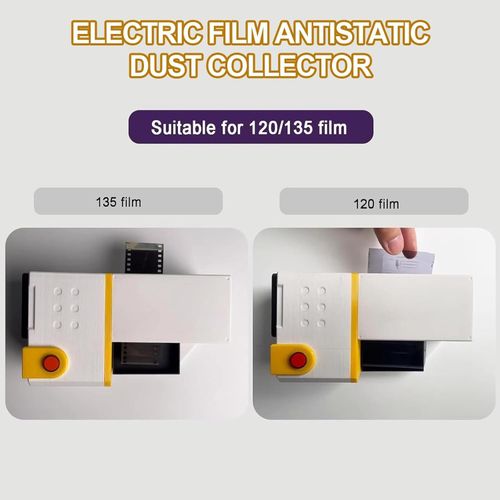 Electric Anti-Static Film Brush 135/120 Filter Fan Storage Adj Press Darkroom UK — image 2