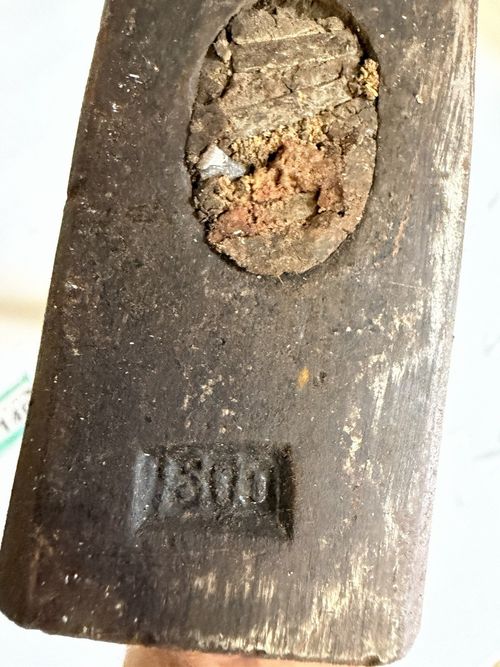 Vintage Lump Hammer - Good solid vintage tool - Made in England — image 6