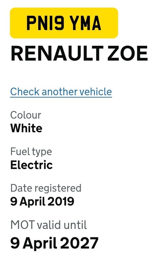 Renault Zoe Dynamique Nav ZE40 auto 2019 — image 4
