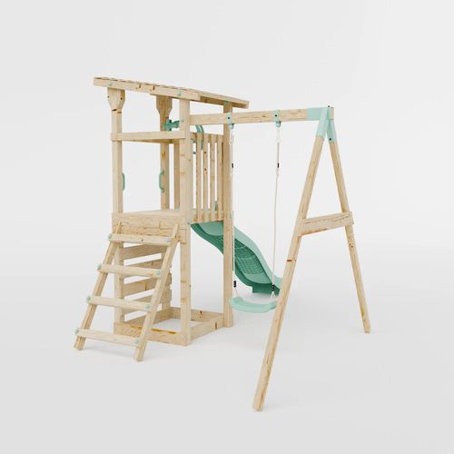 Climbing Frame With Single Swing - Willow Way I Waltons — image 3