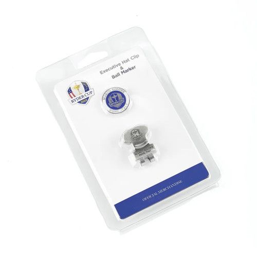 2023 Ryder Cup Golf Marco Simone Hat Clip & Ball Marker Rare Magnetic Coin New
