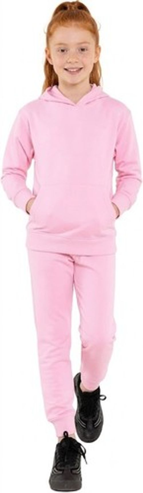 Kids Fleece Tracksuit Boys Girls Hoodie & Joggers School PE Jogging Set 5-13 Yrs