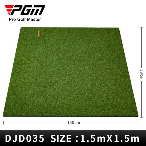 Hillman PGM Golf 1.5m Deluxe Practice Mat with Rubber Tee — image 2