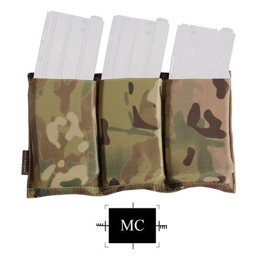 Emerson Tactical 5.56 Magazine Pouch MOLLE Triple Vest Mag Holder Carrier Camo