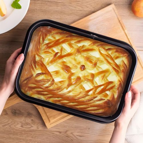 Cake Tin 39 x 28 cm Rectangular Non Stick Spring Form Baking Bake Tray Bakeware — image 10