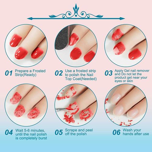 Valleylux Soak-Off Gel Acrylic Nail Polish Magic Quick Burst Manicure Remover — image 6