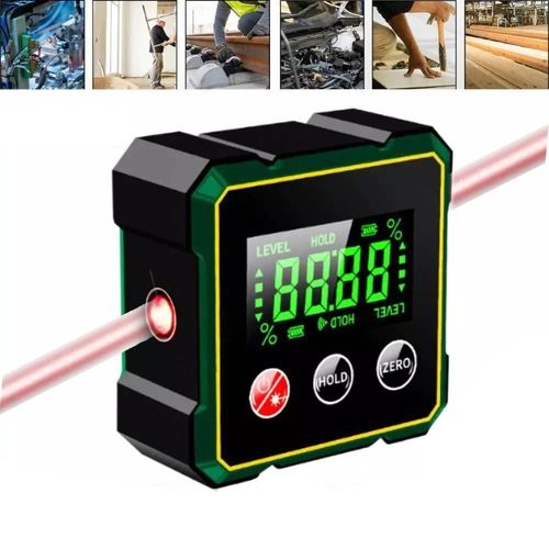 Magnetic Digital Angle Finder with Electronic-Laser, High Precision Angle Tool — image 5