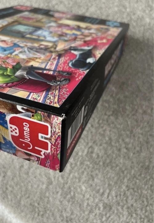 Wasgij Mystery Puzzle #17 Catching a Break! 1000 Piece Cardboard Jigsaw — image 8