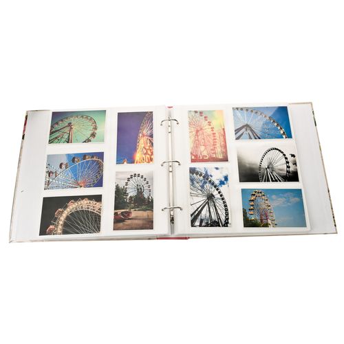 Large Travel Memories Ring binder Photo Album for 500 Photos 4' x 6'- FL500 — image 6