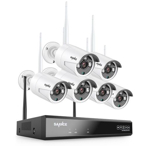 SANNCE 3MP Wireless CCTV Camera System Two-Way Audio Wifi 5MP 10CH Video IP NVR