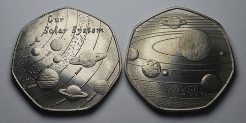 OUR SOLAR SYSTEM Pure TITANIUM Commemorative in Capsule. Precious Metal — image 7