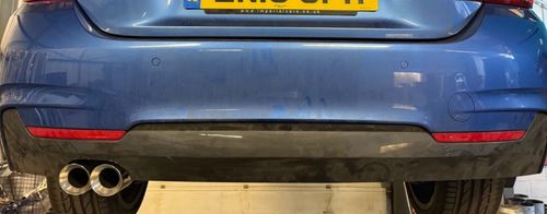 PIPE DYNAMICS - BMW 320D LCI F30 F31 - BACK BOX REAR MUFFLER DELETE EXHAUST — image 6