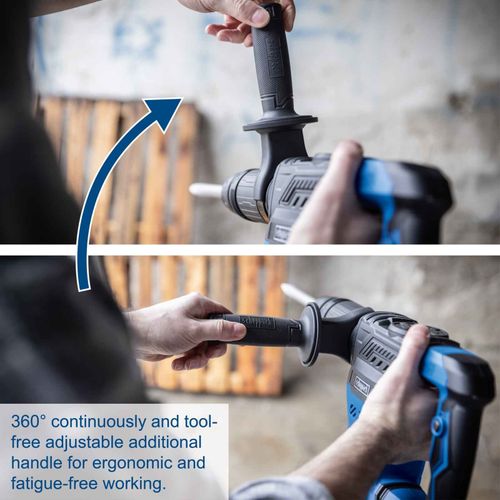 Scheppach AB1500X Concrete Breaker / SDS-Max Demolition Hammer Chisel 1300W 20J — image 9