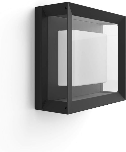 Philips Hue Econic Outdoor Smart Wall Ceiling Light White Colour Ambiance Black — image 2