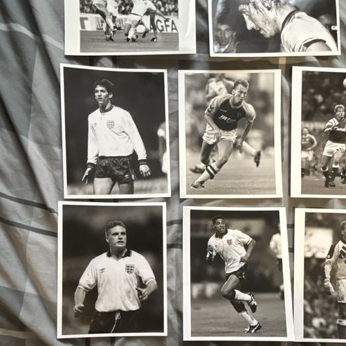 Original press photos of footballers lineker platt rush giggs  — image 3
