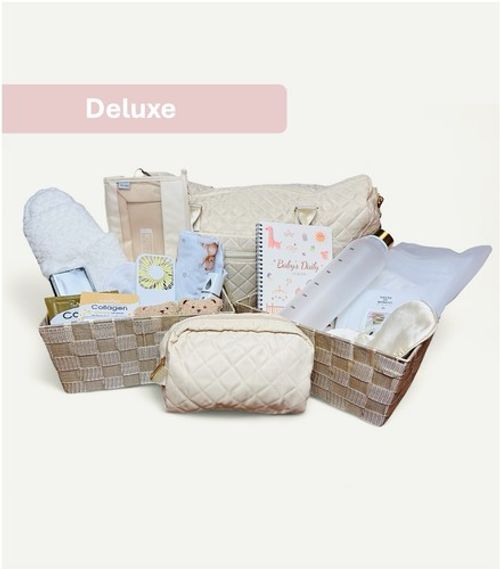 ReadyMama Premium Pre-packed Maternity bag  / Hospital bag / Labour bag - Beige